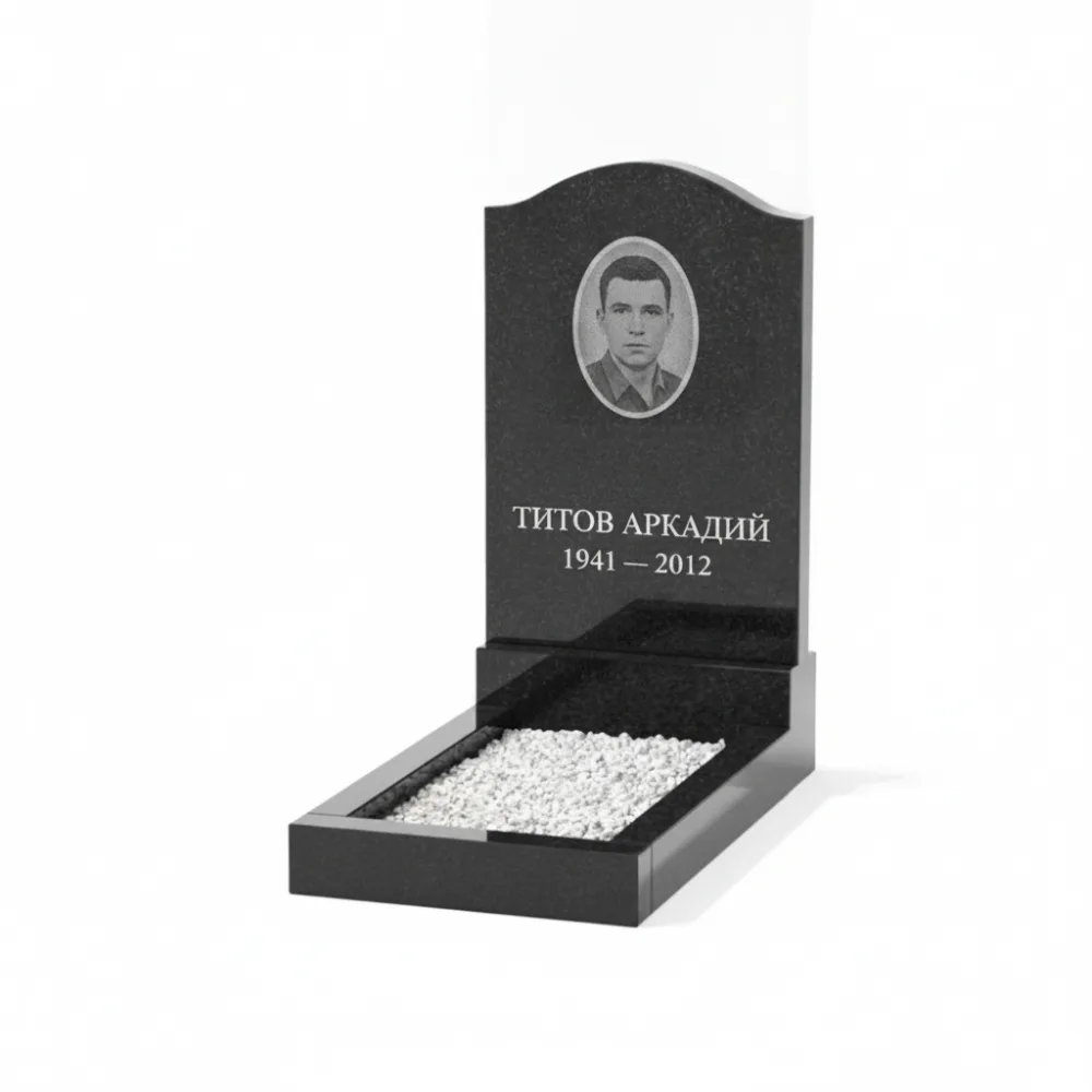Памятник №2 (вертикальный) из гранита