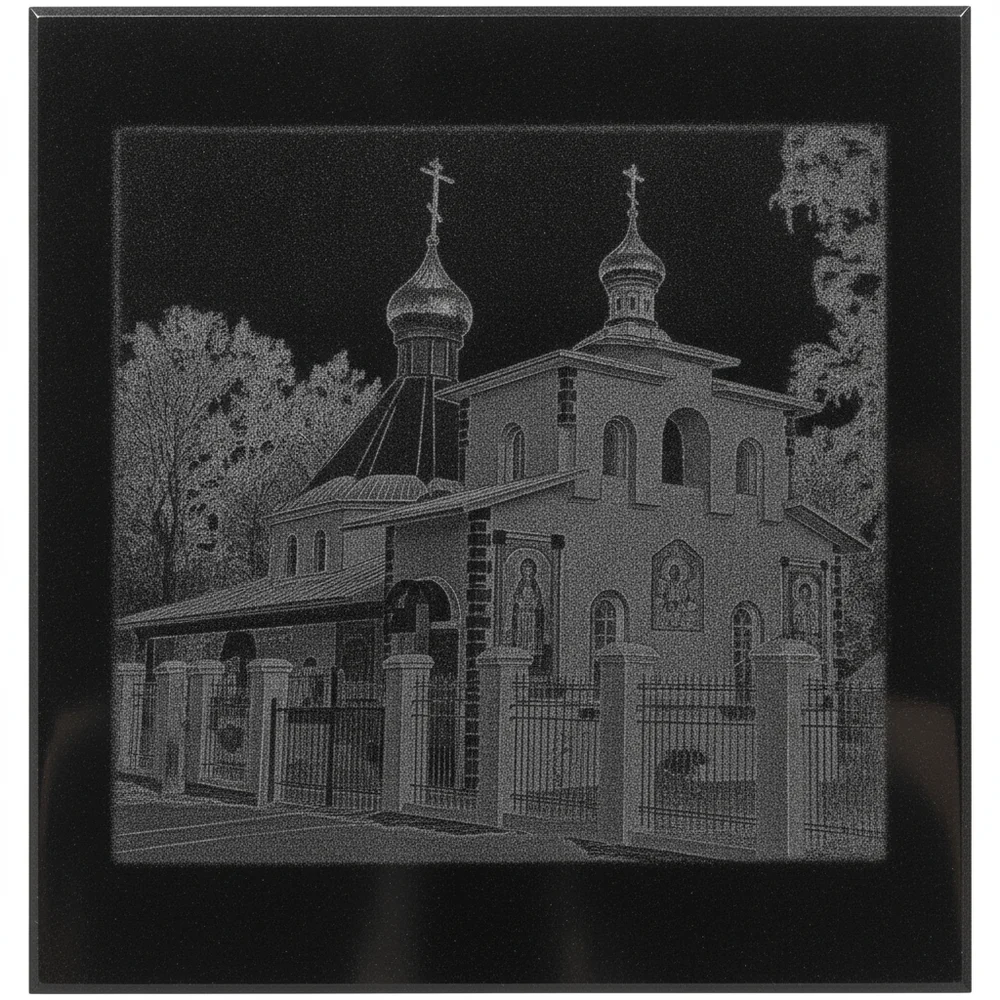 Храмы — гравировка: Храм №35