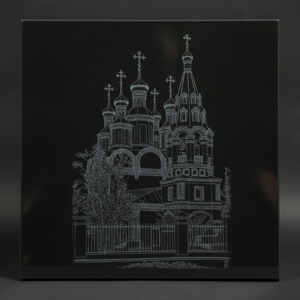 Храмы — гравировка: Храм №50