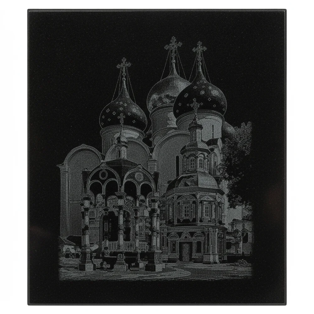 Храмы — гравировка: Храм №6