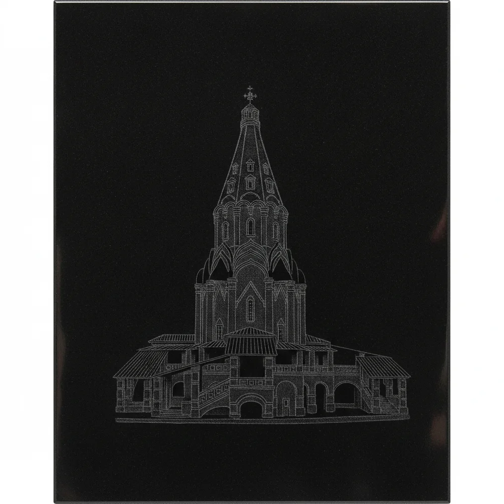 Храмы — гравировка: Храм №7